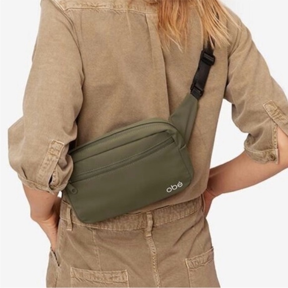 Obe Olive Green Waist Pack Belt Bag Belt Bag - Picture 2 of 13